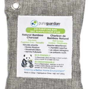 PureGuardian CB200 Sac purificateur d'air au charbon de bambou 200 g