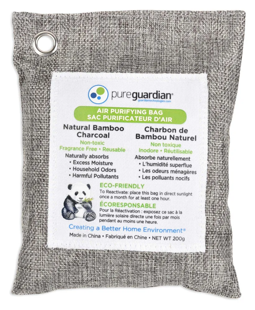 PureGuardian CB200 Sac purificateur d'air au charbon de bambou 200 g