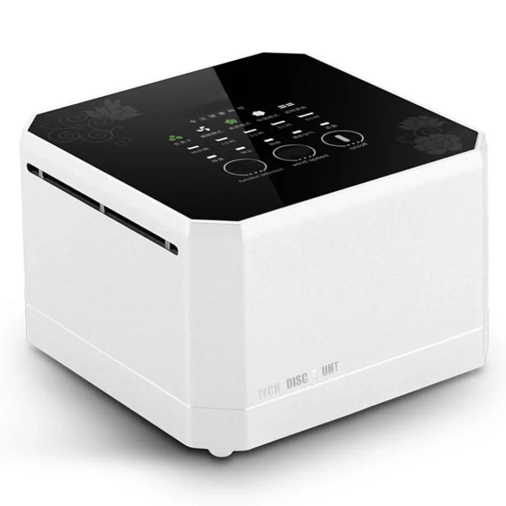 TD® Purificateur d'air blanc et noir cadeau ménage petit déodorant désodorisation dépoussiérage bureau ions négatifs purif...