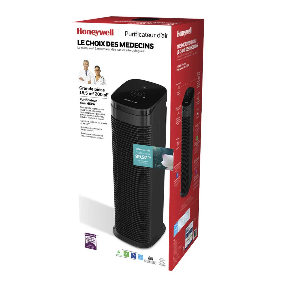 Purificateur d'air H.E.P.., noir, Honeywell