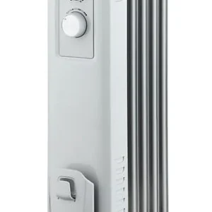 Radiateur bain d'huile - Blanc et gris - 1500W