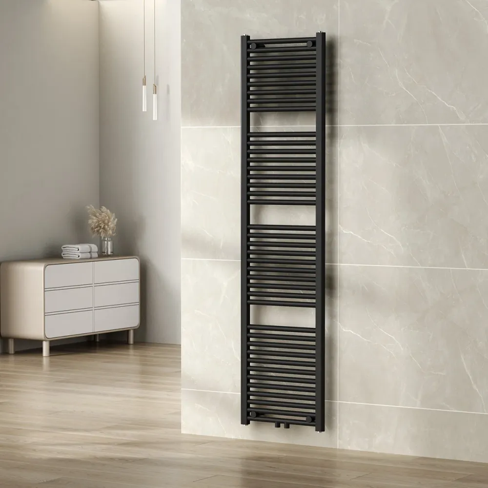 Radiateur décoratif Elara 181,7 x 45,0 cm noir mat