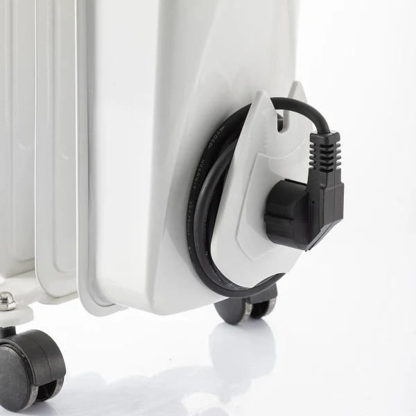 Radiateur à huile à roulettes avec thermostat à faible consommation énergétique - Livraison offerte