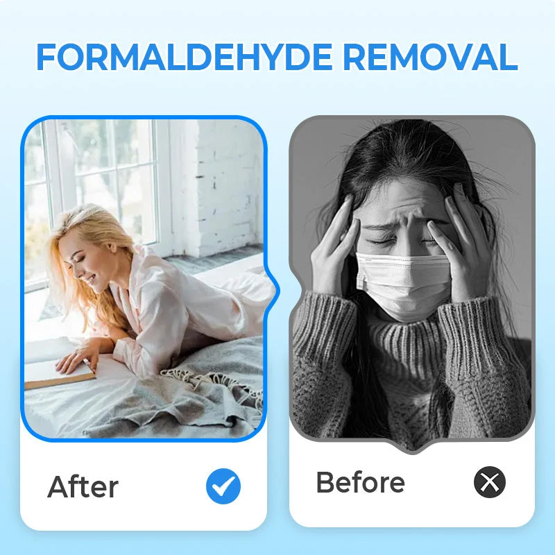 📢📢50 % de réduction !! ⏰ Purificateur d’air anti-formaldéhyde – Filtre HEPA + Charbon Actif, Lumière Bleue Antibactérienne...