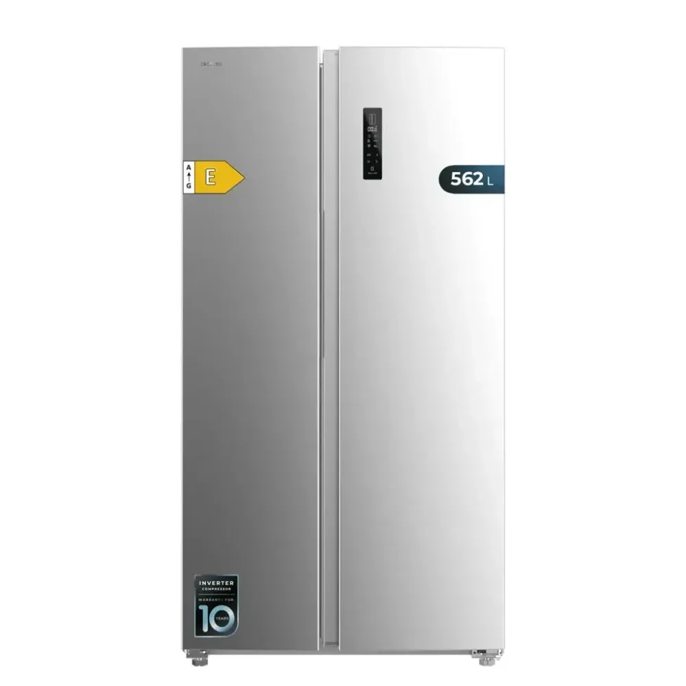 Refrigerateur americain inoxydable Cecotec efficacite energetique grande capacite technologie avancee