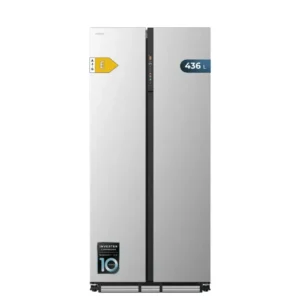 Réfrigérateur américain inox 436 L Cecotec efficacité design technologie avancée