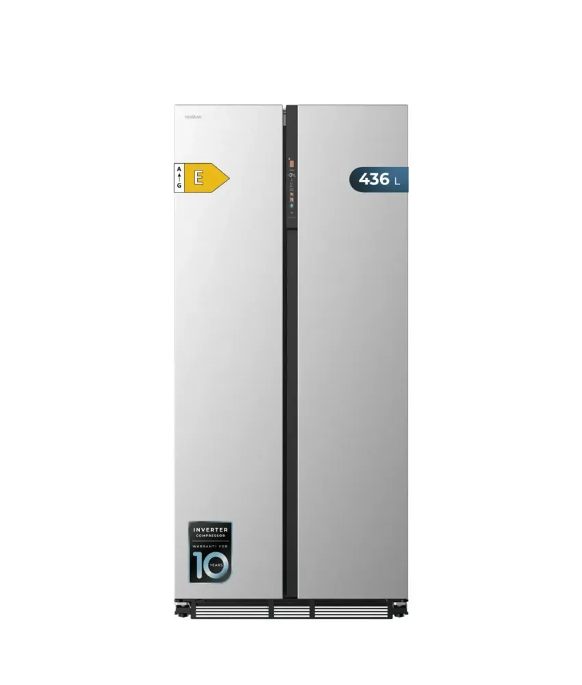 Réfrigérateur américain inox 436 L Cecotec efficacité design technologie avancée