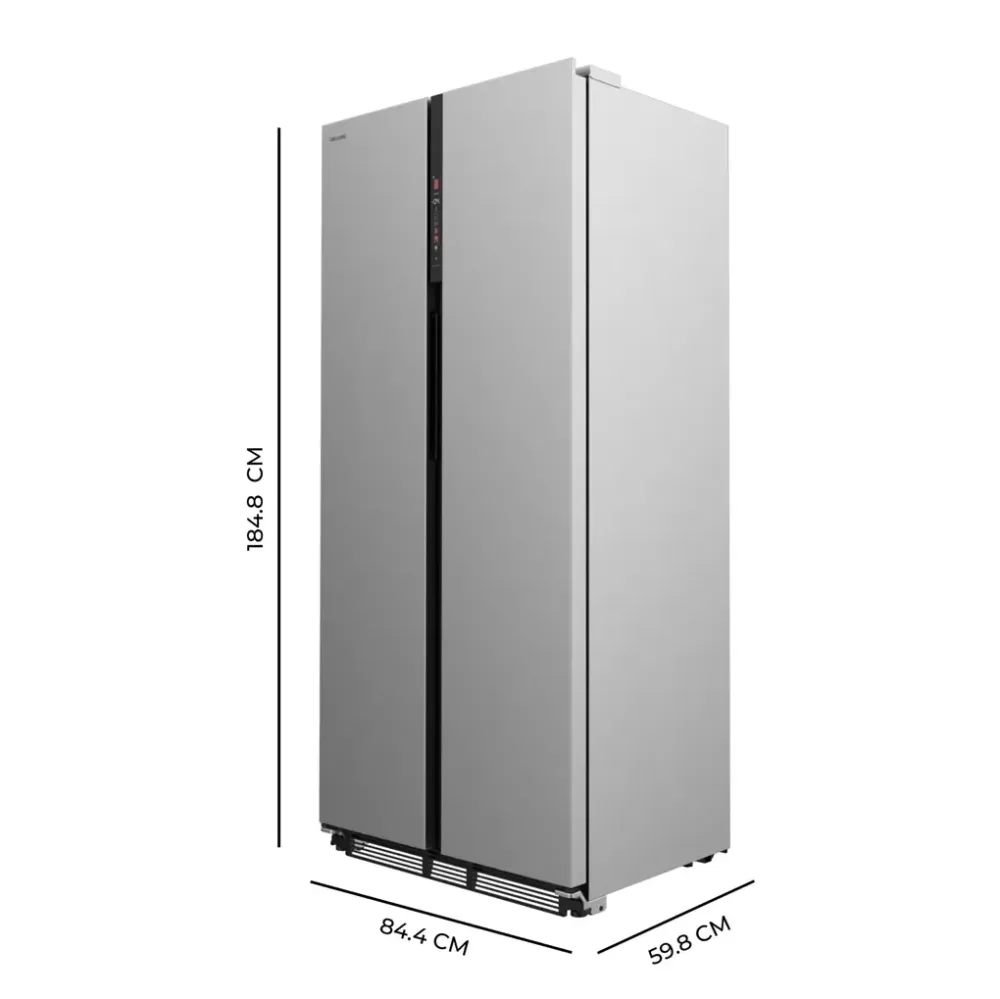 Réfrigérateur américain inox 436 L Cecotec efficacité design technologie avancée