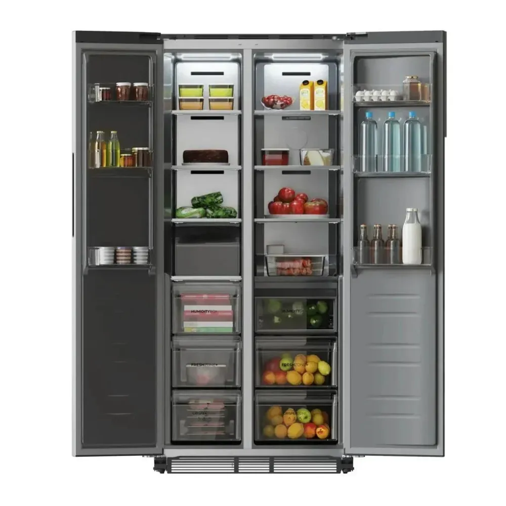 Réfrigérateur américain inox 436 L Cecotec efficacité design technologie avancée
