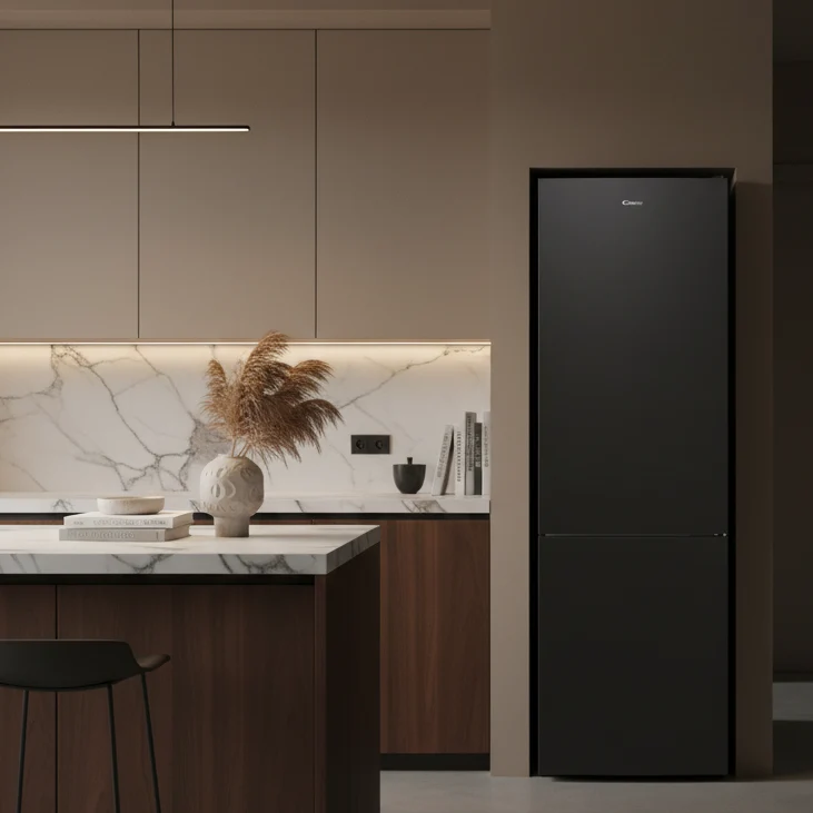 Réfrigérateur combiné CANDY CCT3L517EB Noir