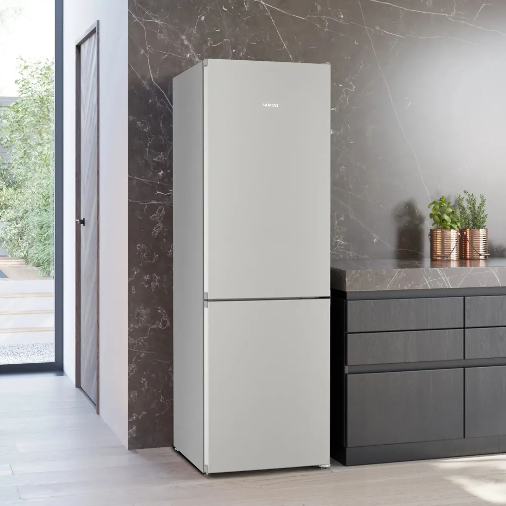 Réfrigérateur congélateur bas SIEMENS KG36NEICF iQ300 186x60cm