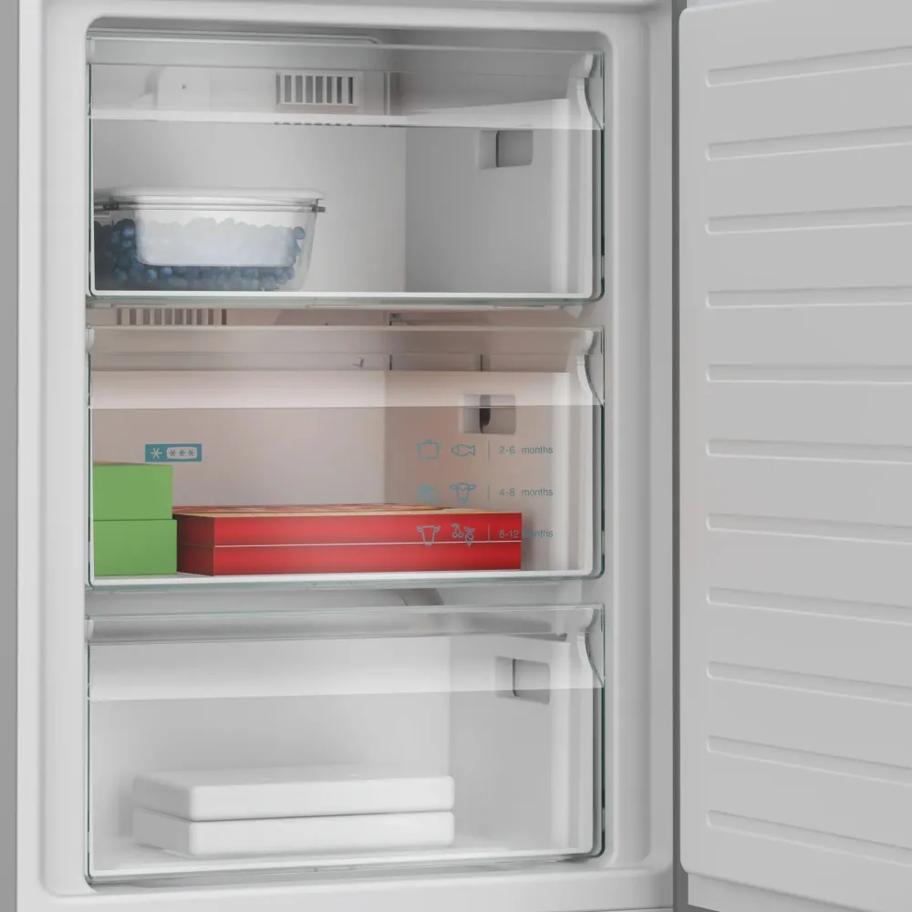 Réfrigérateur congélateur bas SIEMENS KG36NEICF iQ300 186x60cm