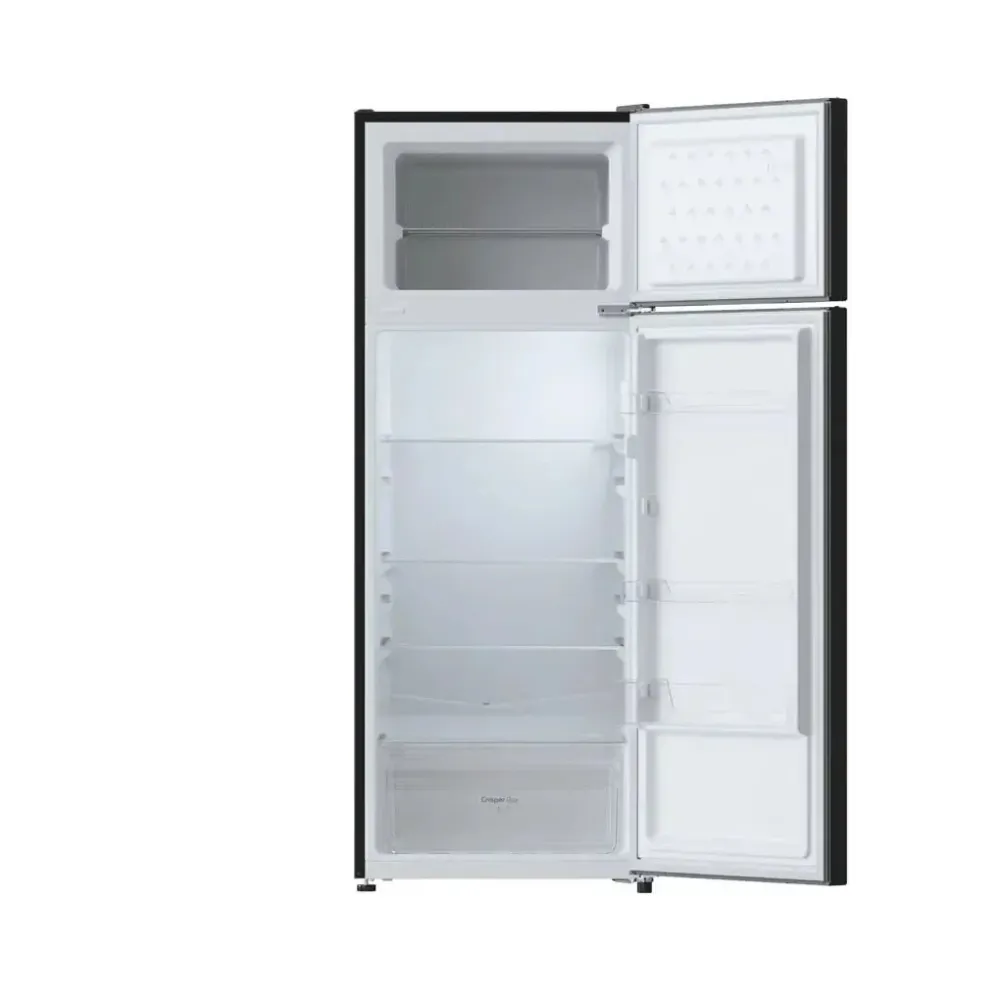 Réfrigérateur noir 211 L Cecotec design minimaliste classe énergétique E