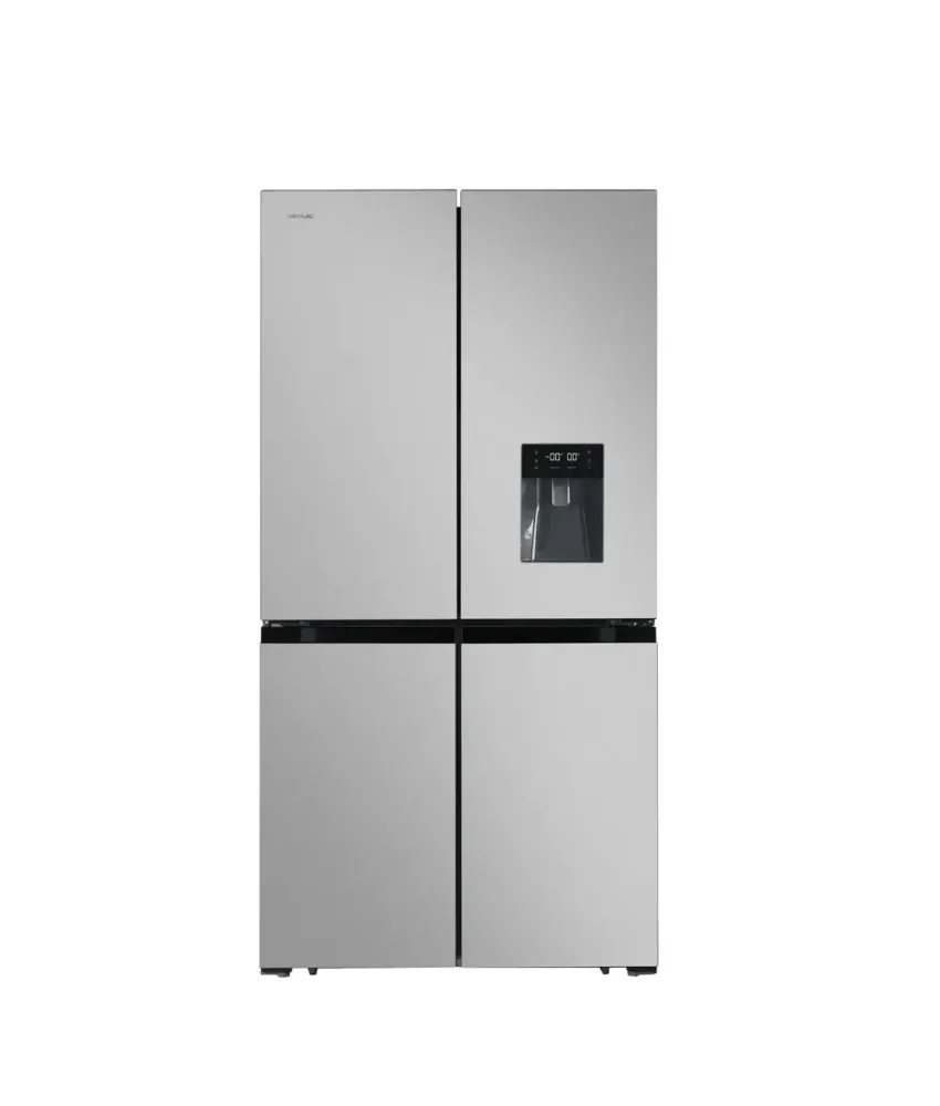 Réfrigérateur 4 portes acier inoxydable grand volume efficacité supérieure technologie innovante de Cecotec