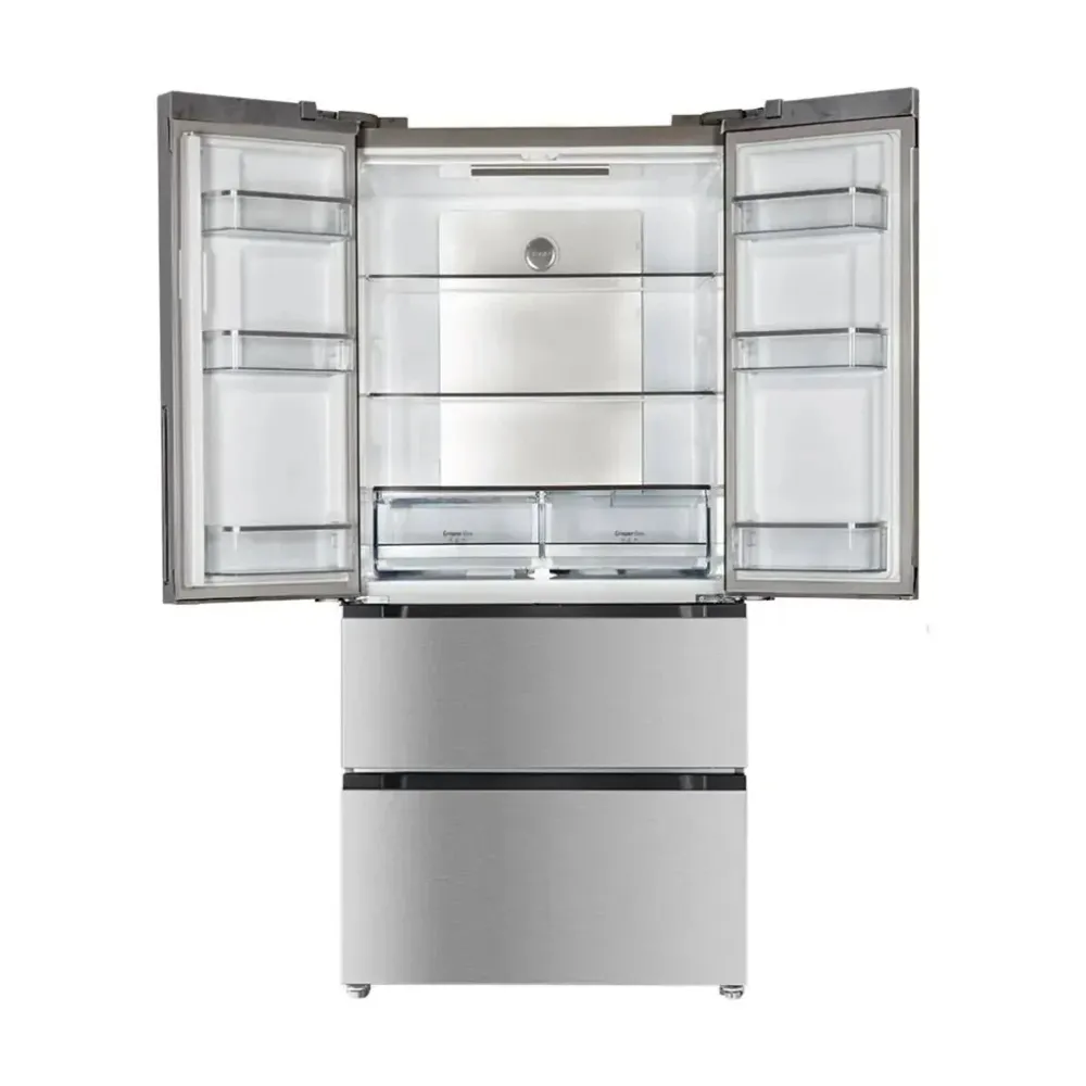 Réfrigérateur 4 portes inox grande capacité haute efficacité énergétique Cecotec