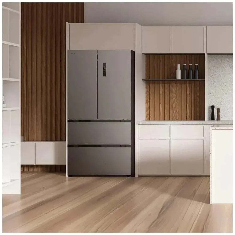 Réfrigérateur 4 portes inox grande capacité haute efficacité énergétique Cecotec