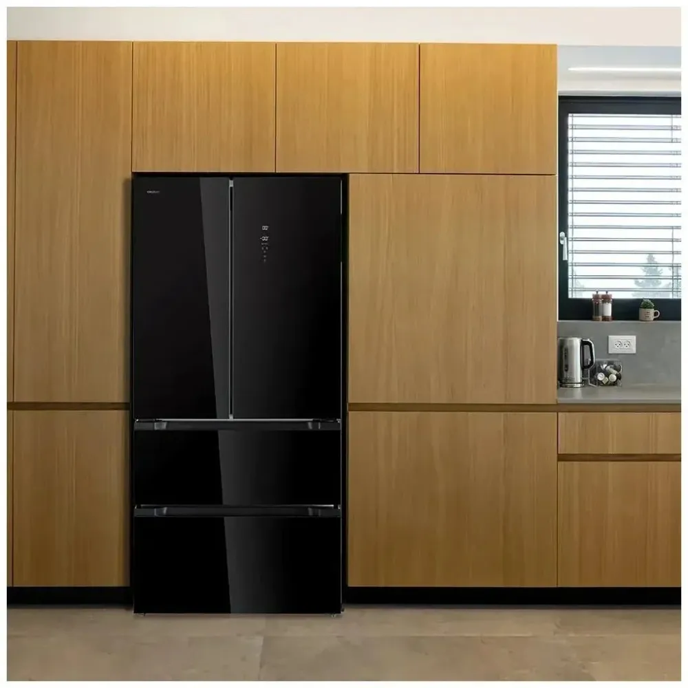 Réfrigérateur 4 portes inoxydable grande capacité technologie avancée Cecotec