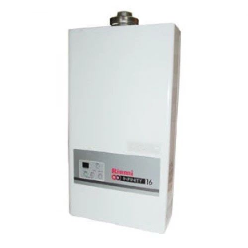 RINNAI INFINITY 16I CHAUFFE-EAU À GAZ INTERNE/EXTERNE COMPLET AVEC KIT DE CONDUIT