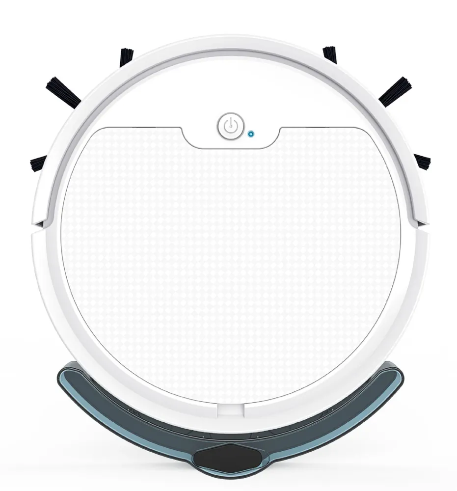 Robot aspirateur 3 en 1 2000 Pa Forte Aspiration charge USB poils d'animaux détection obstacles intelligent chargeur domes...