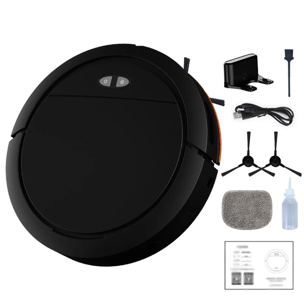 Robot aspirateur 4000pa 6000mah 4 niveaux de réglage Wi-Fi aspirateur robot avec 335ml boîte à poussière et 100ml réservoi...