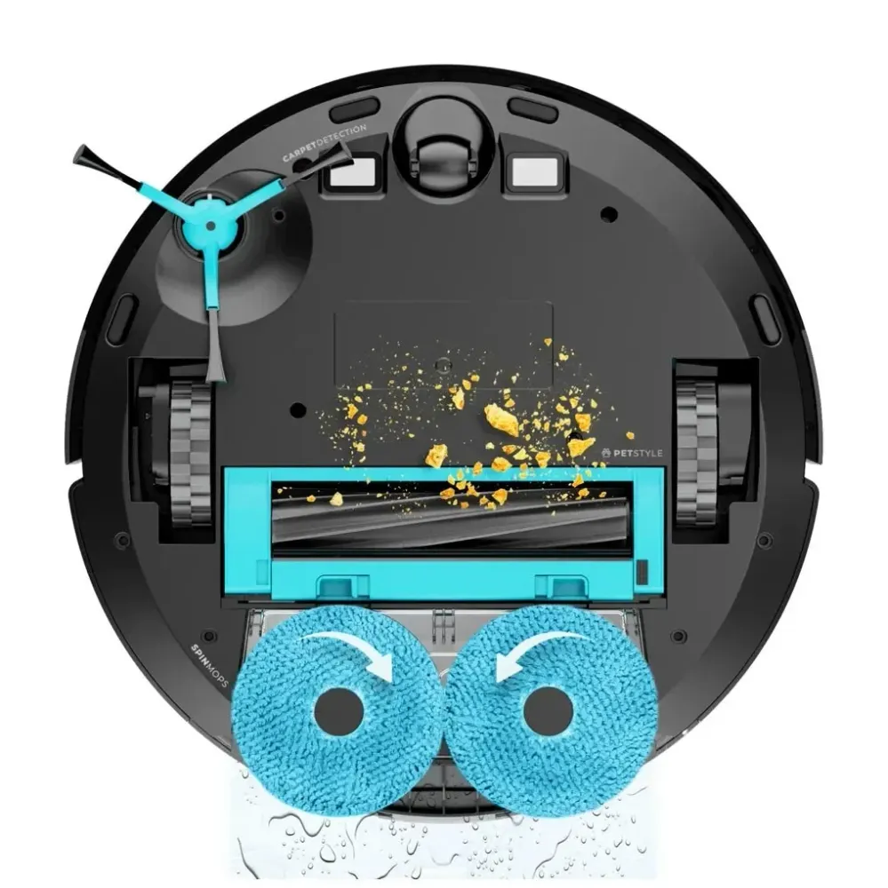 Robot aspirateur intelligent aspiration 10000 Pa vidage automatique Cecotec