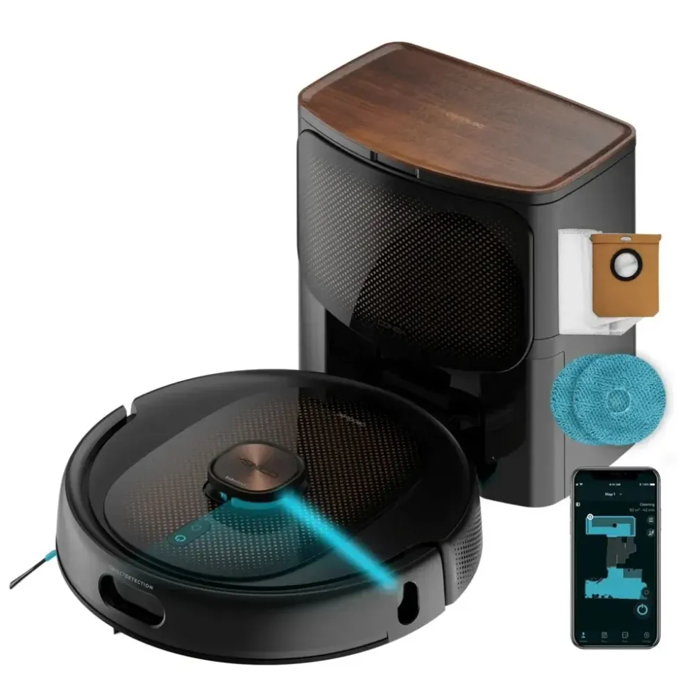 Robot aspirateur intelligent aspiration 10000 Pa vidage automatique Cecotec