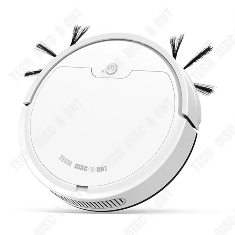 TD® Robot de balayage intelligent aspirateur domestique rechargeable trois en un adapté au nettoyage autonome sans fil bat...