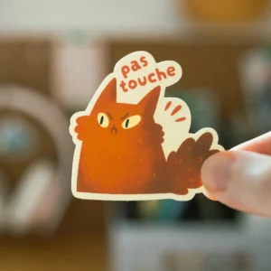Robot culinaire programmable Pas touche ! - Sticker