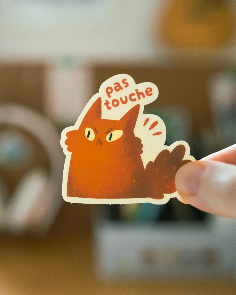 Robot culinaire programmable Pas touche ! - Sticker