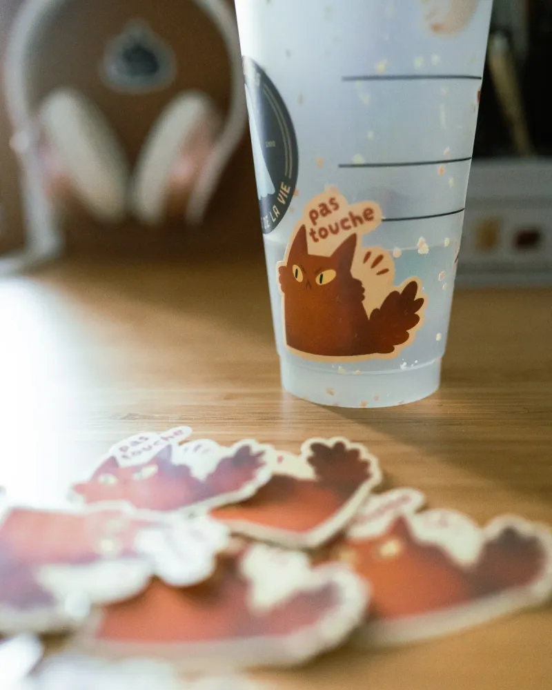 Robot culinaire programmable Pas touche ! - Sticker