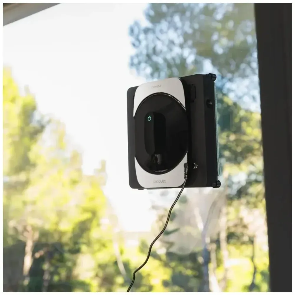 Robot lave vitres Cecotec avancé double pulvérisation contrôle par application mobile