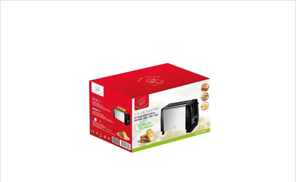 Grille pain inox 700W Royal Swiss