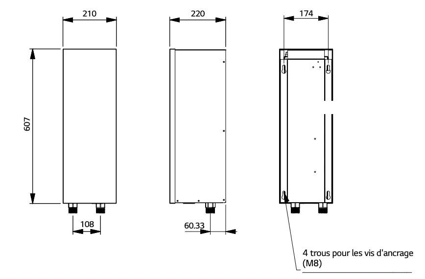 Résistance électrique d'appoint (pour modèle Therma V Monobloc) de 5 à 9kW