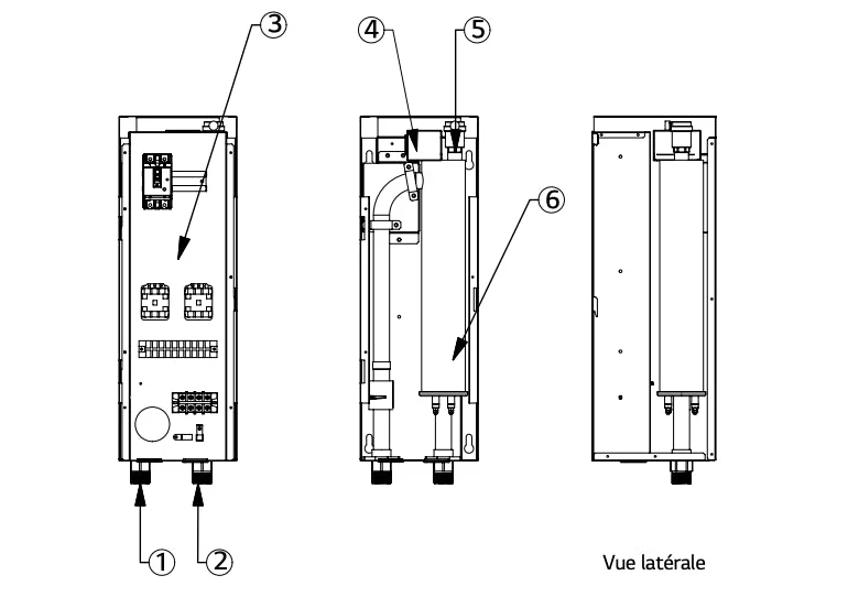 Résistance électrique d'appoint (pour modèle Therma V Monobloc) de 5 à 9kW