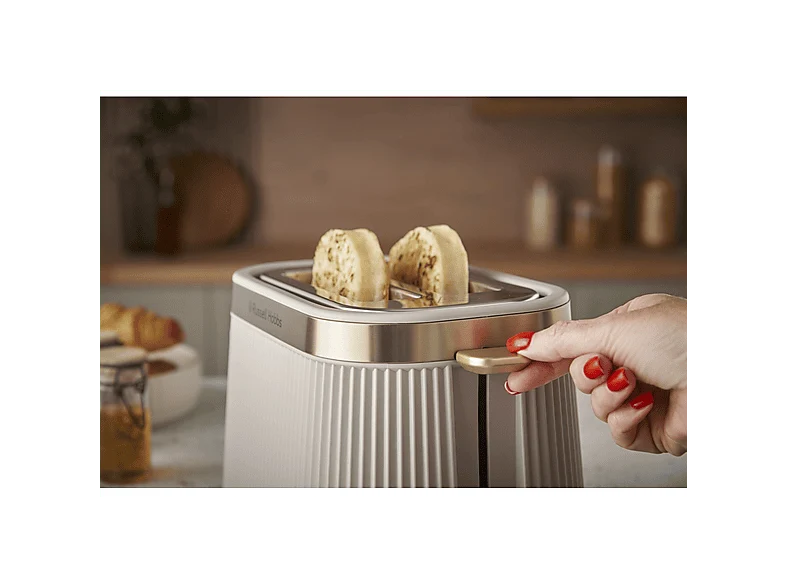 RUSSELL HOBBS Brontë Stone Grille-pain 2 tranches Beige