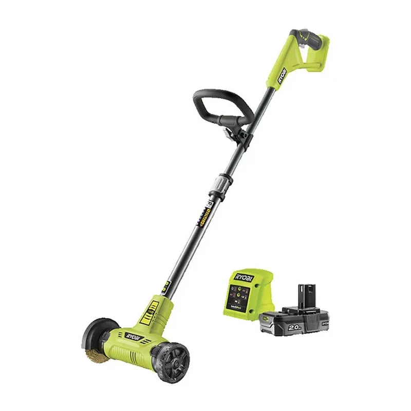 Nettoyeur de joints 18V - RYOBI RY18PCA-120 - livré avec brosse métallique - 1 batterie lithium+ 18V 2,0 Ah et 1 chargeur 1,5