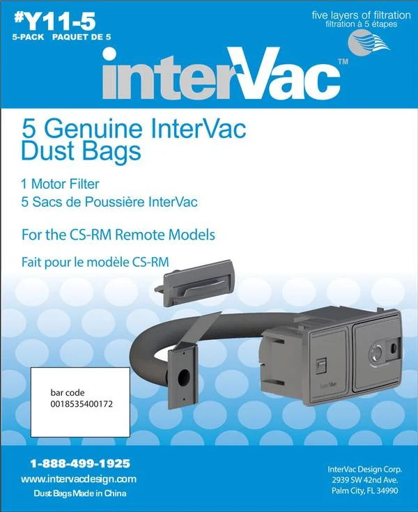 Sac de balayeuse intervac