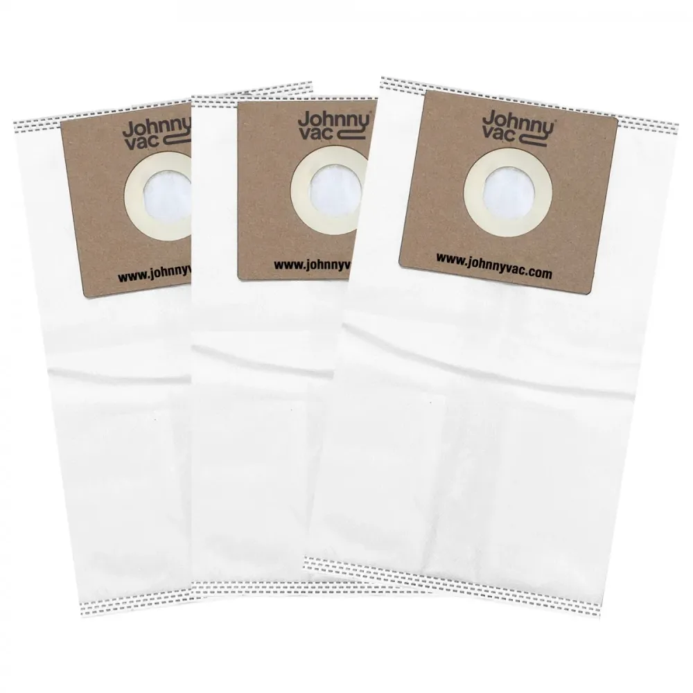 Sac d'aspirateur HEPA à microfiltre pour Johnny Vac Hydrogen - Paquet de 3 sacs