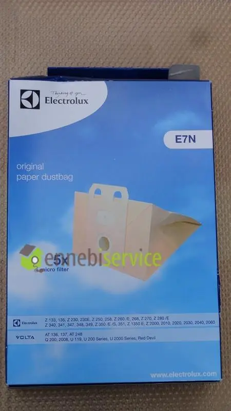 Sac Electrolux E7N-E7 d'origine