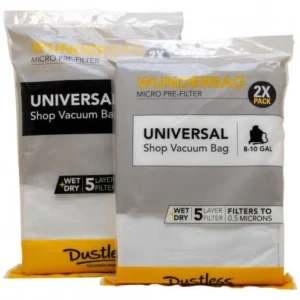 Sac pour aspirateur Hepa sec/humide - Dustless - Paquet de 2 sacs