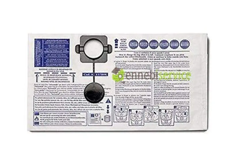 SACCHI GISOWATT AQUAMATIQUE CONCURNIER TechnoCleaner 15 Emballage 5 PCS.