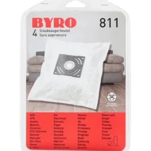 Sacs pour aspirateur Byro 811 | 4 pièces