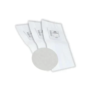 Sacs pour aspirateur central, 3 dents, pour GS125, 130, 135, Cyclovac (paquet de 3 et 1 filtre)