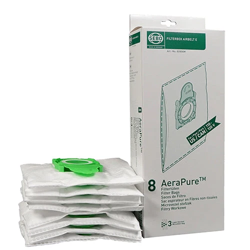 Sacs pour aspirateur Sebo Series "E" (paquet de 8)