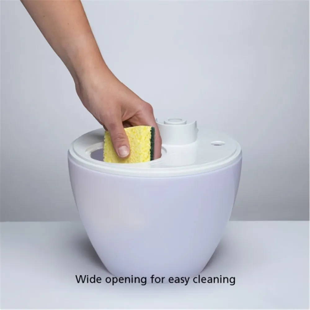 Safety 1st - Humidificateur 3 en 1 pour Chambre d'enfant, Facile à Nettoyer, Veilleuse Intégrée, Blanc