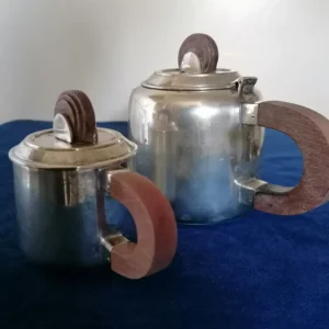 Cafetière et crémier Lancel Paris époque Art Déco vers 1930 Salle des Ventes La Découverte