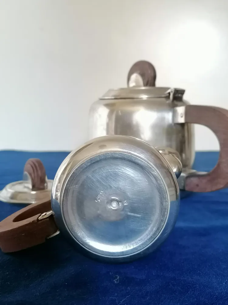 Cafetière et crémier Lancel Paris époque Art Déco vers 1930 Salle des Ventes La Découverte