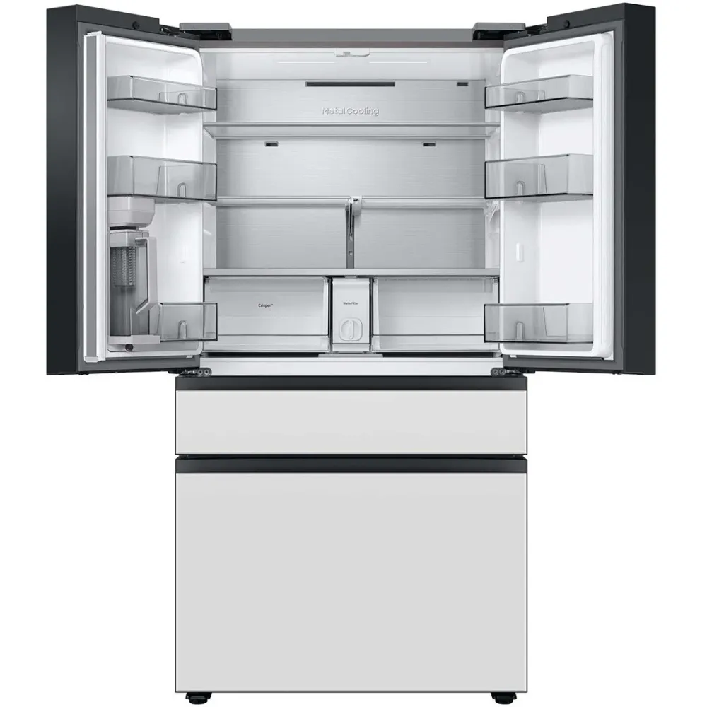 Samsung Réfrigérateur quatre portes avec porte à deux battants de 36 po., 29 pi.cu. avec machine à glaçons double RF29BB82...
