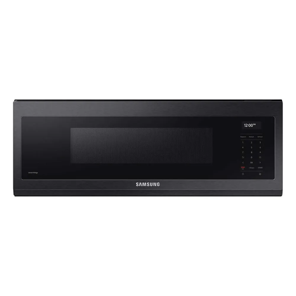 Samsung – Four à micro-ondes ultra-plat de 1,1 pi³ à hotte intégrée de 550 pi³/min