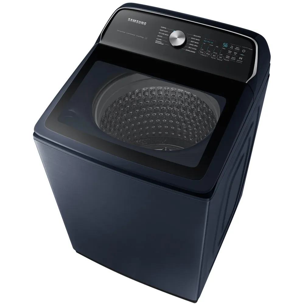 Samsung Laveuse à chargement vertical de 6,2 pi.cu. avec solution de soins pour animaux et lavage super rapide WA54CG7150ADA4